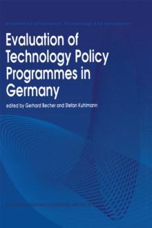 Evaluation of Technology Policy Programmes in Germany