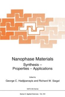 Nanophase Materials : Synthesis - Properties - Applications