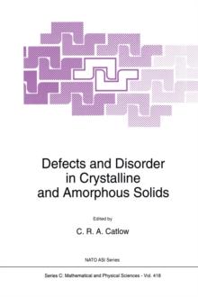 Defects and Disorder in Crystalline and Amorphous Solids