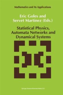 Statistical Physics, Automata Networks and Dynamical Systems