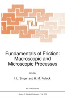 Fundamentals of Friction : Macroscopic and Microscopic Processes