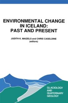 Environmental Change in Iceland: Past and Present