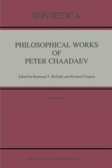 Philosophical Works of Peter Chaadaev