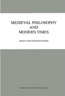 Medieval Philosophy and Modern Times