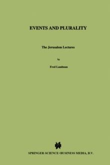 Events and Plurality : The Jerusalem Lectures