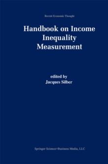 Handbook of Income Inequality Measurement