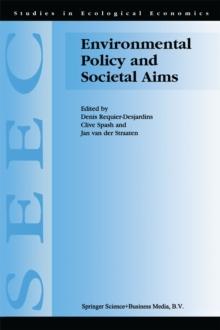 Environmental Policy and Societal Aims