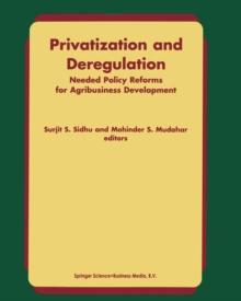 Privatization and Deregulation : Needed Policy Reforms for Agribusiness Development