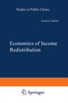 Economics of Income Redistribution