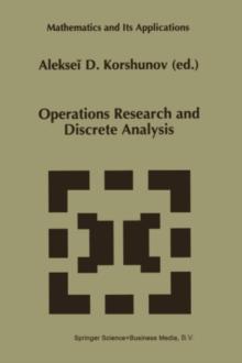 Operations Research and Discrete Analysis