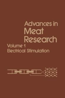 Advances in Meat Research : Volume 1 Electrical Stimulation