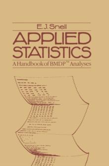 Applied Statistics : A Handbook of BMDP(TM) Analyses