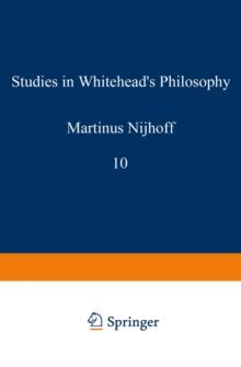 Studies in Whitehead's Philosophy