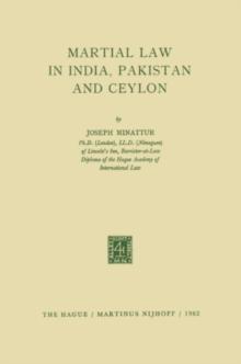 Martial Law in India, Pakistan and Ceylon