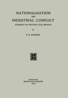 Nationalisation and Industrial Conflict : Example of British Coal-Mining