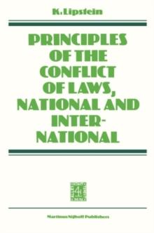 Principles of the Conflict of Laws National and International