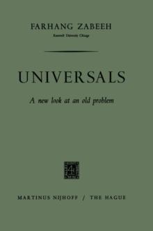 Universals : A New Look at an Old Problem