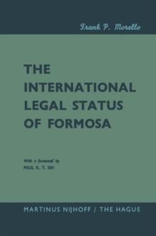 The International Legal Status of Formosa