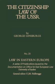 The Citizenship Law of the USSR