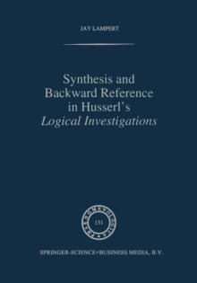 Synthesis and Backward Reference in Husserl's Logical Investigations