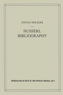 Edmund Husserl Bibliography