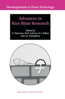 Advances in Rice Blast Research : Proceedings of the 2nd International Rice Blast Conference 4-8 August 1998, Montpellier, France