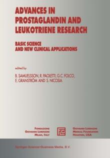 Advances in Prostaglandin and Leukotriene Research : Basic Science and New Clinical Applications