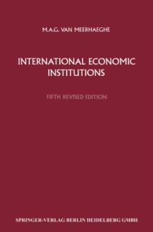 International Economic Institutions