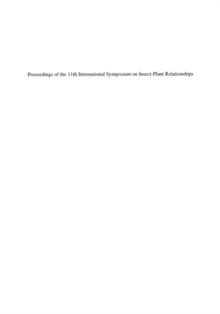 Proceedings of the 11th International Symposium on Insect-Plant Relationships