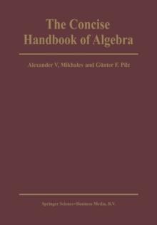 The Concise Handbook of Algebra