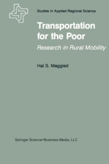 Transportation for the Poor : Research in Rural Mobility