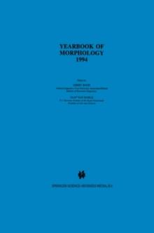 Yearbook of Morphology 1994