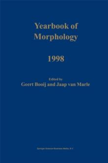 Yearbook of Morphology 1998