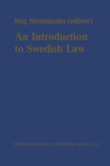 An Introduction to Swedish Law : Volume 1