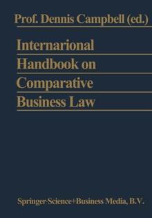 International Handbook on Comparative Business Law