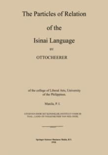 The Particles of Relation of the Isinai Language