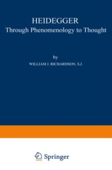 Heidegger : Through Phenomenology to Thought