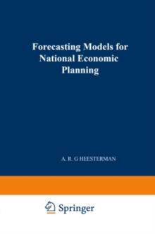 Forecasting models for national economic planning