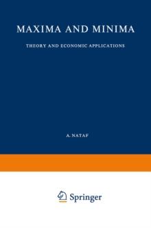 Maxima and Minima : Theory and Economic Applications