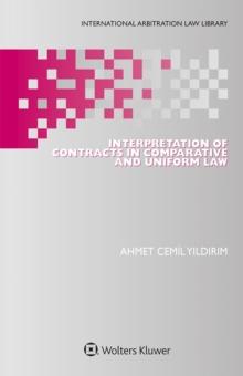 Interpretation of Contracts in Comparative and Uniform Law