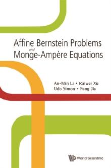 Affine Bernstein Problems And Monge-ampere Equations