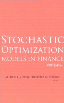 Stochastic Optimization Models In Finance (2006 Edition)