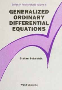 Generalized Ordinary Differential Equations