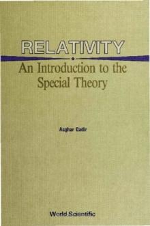 Relativity : An Introduction To The Special Theory