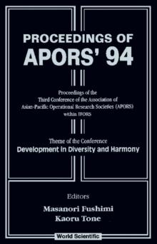 Apors: Development In Diversity And Hearmony - Proceedings Of The Third Conference