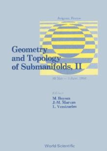 Geometry And Topology Of Submanifolds Ii