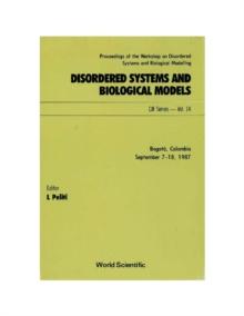 Disordered Systems And Biological Models - Proceedings Of The Workshop