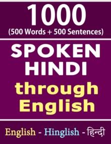 1000 Hindi Words & Sentences - Spoken Hindi Through English