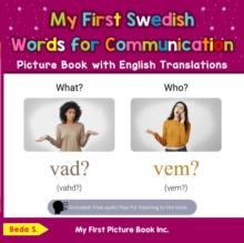 My First Swedish Words for Communication Picture Book with English Translations : Teach & Learn Basic Swedish words for Children, #10