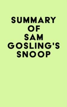 Summary of Sam Gosling's Snoop